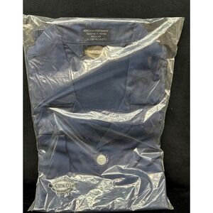 NWT Towncraft Men's Vintage Retro Navy Blue Pajama Set Pjs Dad Look Grandpa M